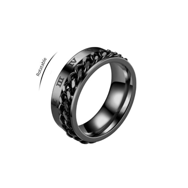 Anxiety-Ring Römische Dreh-Ring