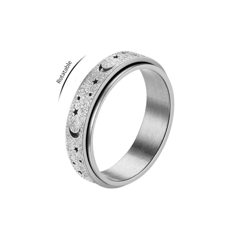 Anxiety Ring Rotierende Sternbild Silber