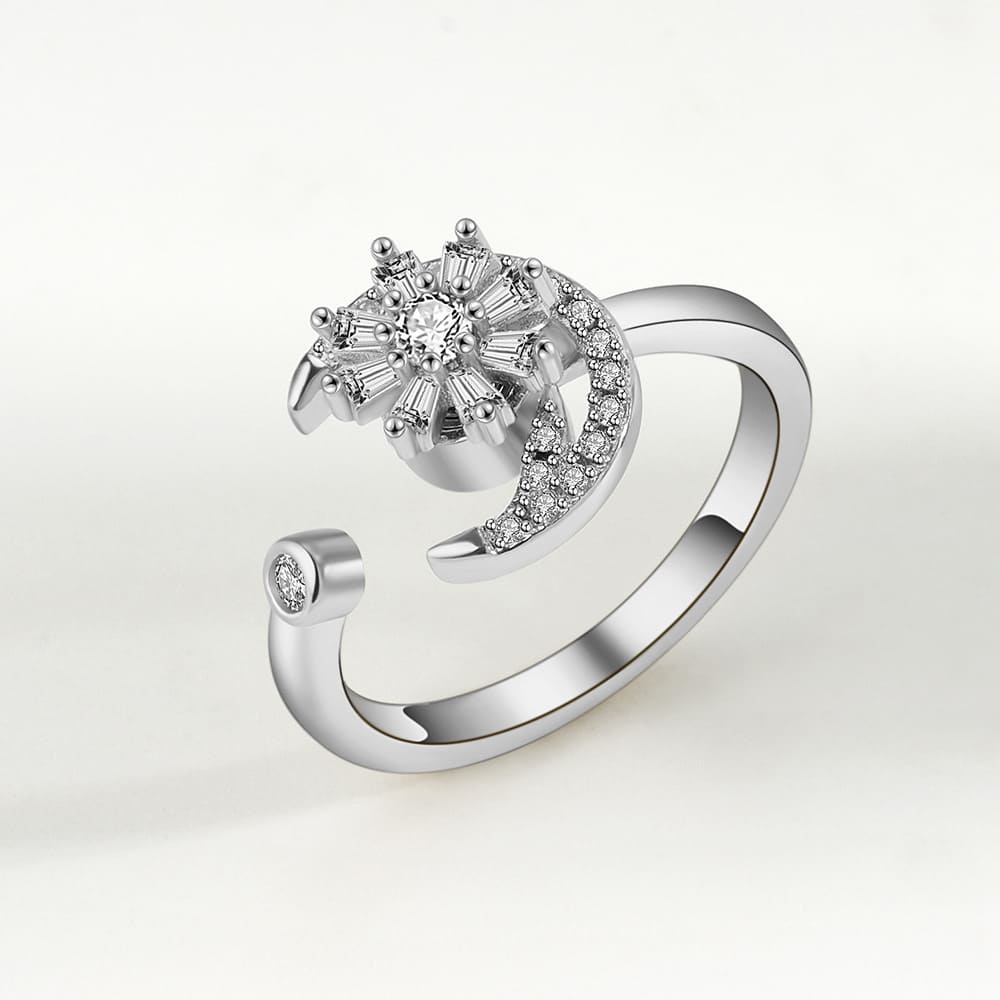 Anxiety Ring Eleganz Glänzend