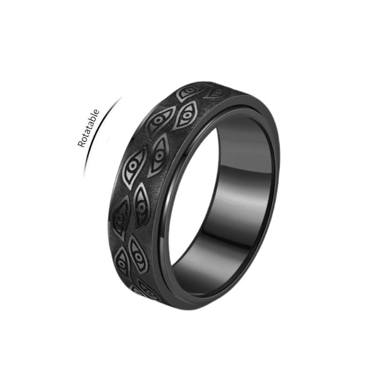 Anxiety Ring Rotierende Schwarze Auge der Gelassenheit