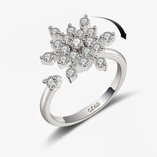 Anxiety Ring Schneeflocke Entspannend