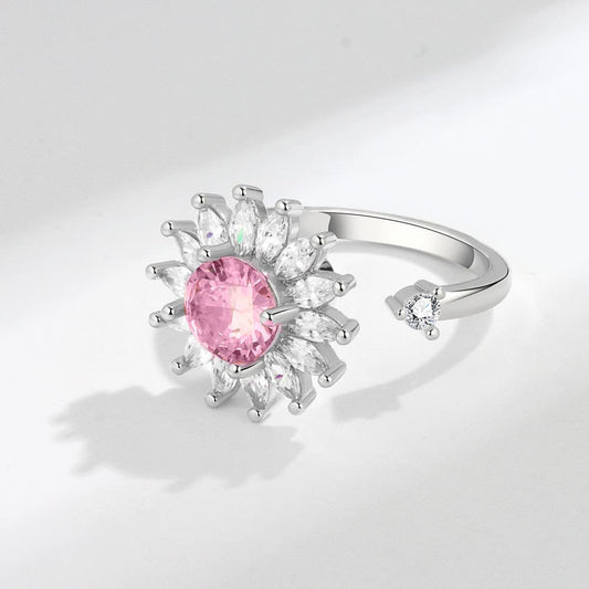 Anxiety Ring Elegante Blumen-Eleganz