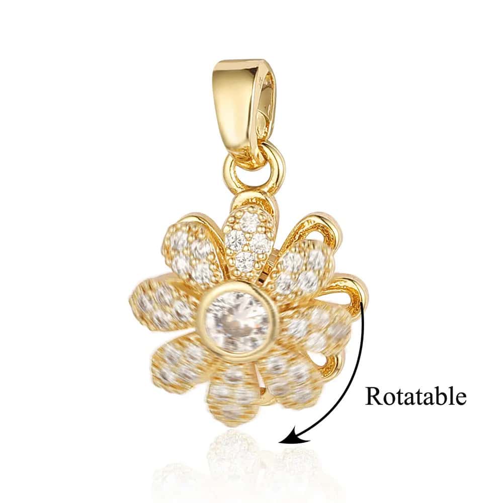 Halskette Anti Stress Goldener Glanz