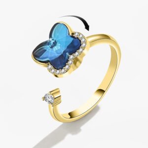 Anxiety Ring Schmetterling Chic