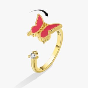 Anxiety Ring Leuchtender Schmetterling.