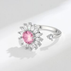 Anxiety Ring Elegante Blumen-Eleganz