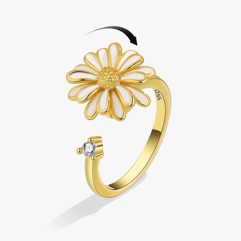 Anxiety Ring Gelassenheit Blumig