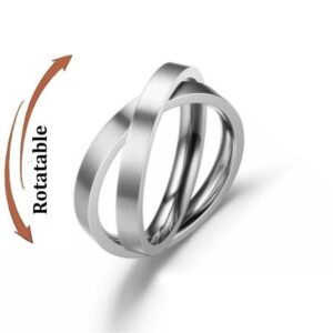 Anxiety Ring Rotierender Doppelring