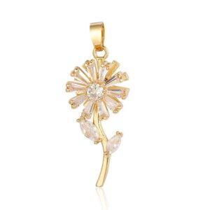 Halskette Anti Stress Blume Elegant