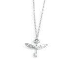 Halskette Anti Stress Fliegender Schlüssel in Silber