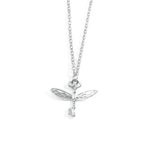 Halskette Anti Stress Fliegender Schlüssel in Silber